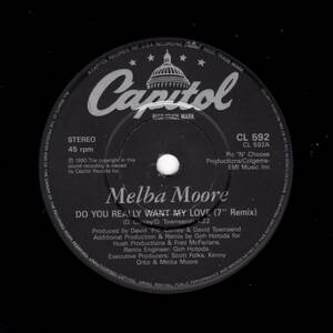 DISCO FUNK.SOUL..HOUSE.ELECTRO. 45 試聴可 45★ Melba Moore / Do You Really Want My Love? ★ 7インチ 