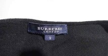 バーバリー ワンピース Burberry LONDON バーバリーロンドン ワンピース チュニック 黒 レディース ニット 中古 s02_画像5