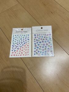 ネイルシール ネイルアート フラワー 各2枚 4枚セット