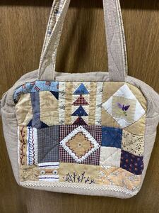 ハンドメイド パッチワークバッグ