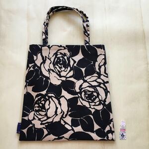 ハンドメイド ミニトートバッグ 内ポケット付き ぺたんこミニバッグ