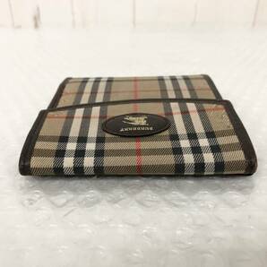 BURBERRY バーバリー ＊ノバチェック 二つ折り 財布 ウォレット ＊ベージュ ブラウン 小銭入れあり スナップボタン ＊シックな雰囲気の画像5