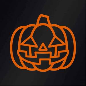 [ cutting sticker ] Jack o lantern Halloween pumpkin ghost Halo we n Jack o- lantern pumpkin 