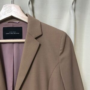 グリーンレーベルリラクシング ジャケット ベージュ テーラードジャケット 秋冬