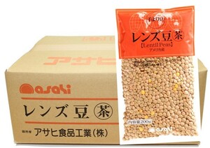 流通革命　レンズ豆（皮つき）　200ｇ×20袋×10ケース　【輸入豆　海外豆　業務用　BTOB　小売用　アサヒ食品工業】