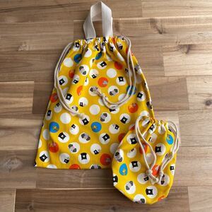 体操服入れ コップ入れ セット ハンドメイド *アニマル柄*