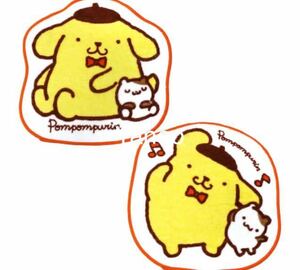 ⑨ミニタオルセット/2枚/サンリオ/ポムポムプリン当りくじ/ポムポムプリン POMPOMPURIN/Sanrio/新品/未使用