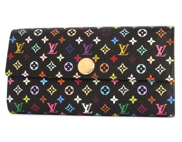 LOUISVUITTON マルチカラー 二つ折長財布 ルイヴィトンウォレットCA4039