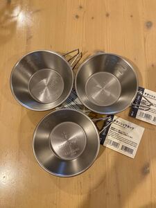 新品未使用 スノーピーク snow peak チタンシェラカップ 食器 E-104×3