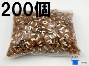 【太平洋精工 5A 黄赤 低背 ヒューズ 200個】 送料込 LED ドライブレコーダー 接続 検索用) セレナスカイライン キャラバン N-BOX 3687