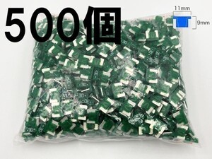 【太平洋精工 30A 緑 低背 ヒューズ 500個】 PEC製 送料込 LED ドライブレコーダー 接続 検索用) DIY ドライブレコーダー 12V 24V