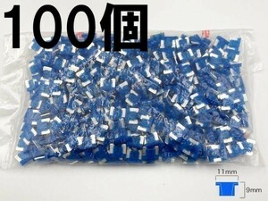 【太平洋精工 15A 青 低背 ヒューズ 100個】 送料込 LED ドライブレコーダー 接続 検索用) デッキ ETC ドラレコ シガーライター 1593