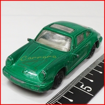 メーカー不明【32 PORSCHE CARRERAポルシェ カレラ緑グリーン】昭和レトロ ダイキャスト製ミニカー【本体のみ】送料込_画像1