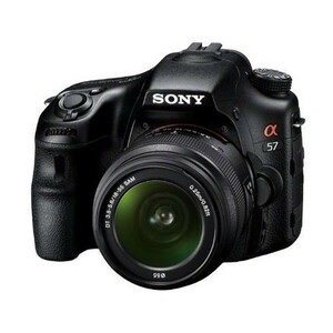 中古 １年保証 美品 SONY α57 ズームレンズキット DT 18-55mm SAM SLT-A57K