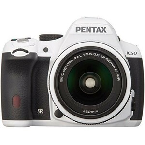  б/у 1 год гарантия прекрасный товар PENTAX K-50 DAL 18-55mm WR белый 