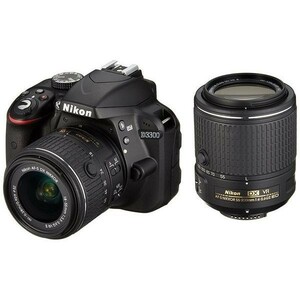 中古 １年保証 美品 Nikon D3300 18-55mm 55-200mm II VR ダブルズームキット2