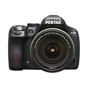  used 1 year guarantee beautiful goods PENTAX K-50 DA 18-135mm WR black 