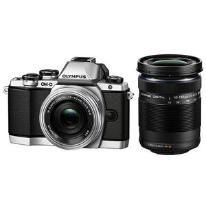 中古 １年保証 美品 OLYMPUS OM-D E-M10 ダブルズームキット シルバー