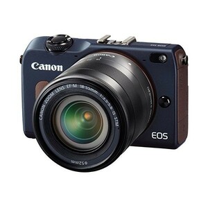  б/у 1 год гарантия прекрасный товар Canon EOS M2 линзы комплект 18-55mm IS STM голубой 