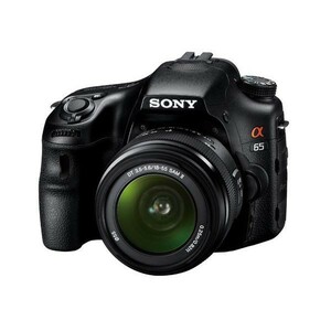 中古 １年保証 美品 SONY α65 ズームレンズキット DT 18-55mm F3.5-5.6 SAM II SLT-A65VL