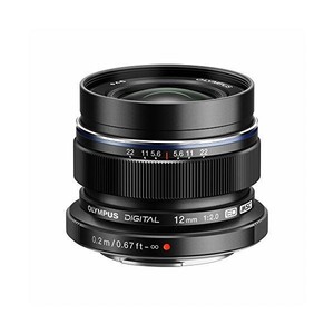 中古 １年保証 美品 OLYMPUS M.ZUIKO DIGITAL ED 12mm F2 ブラック