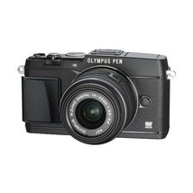 中古 １年保証 美品 OLYMPUS E-P5 14-42mm VF-4セット ブラック_画像1