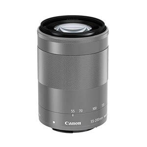 中古 １年保証 美品 Canon EF-M 55-200mm F4.5-6.3 IS STM シルバー