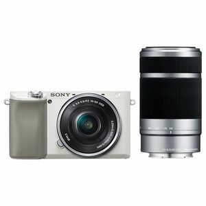 中古 １年保証 美品 SONY α6100 ダブルズームレンズキット ILCE-6100Y ホワイト