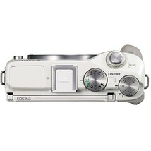 中古 １年保証 美品 Canon EOS M3 15-45mm 55-200mm ダブルズームキット ホワイト_画像3