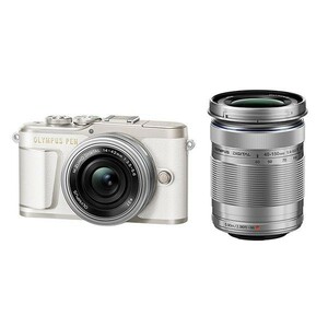 中古 １年保証 美品 OLYMPUS PEN E-PL9 EZ ダブルズームキット ホワイト