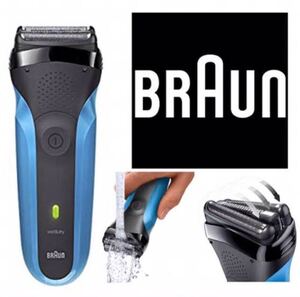 ☆BRAUN☆ブラウンシリーズ3 310s 3枚刃ブラウン電気シェーバー髭剃りブラックブルー新品未使用未開封☆ 早い者勝ち