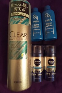 ユニリーバ CLEAR クリア ヘアプロテクト スパークリング 薬用 育毛トニック 180g 1個 +おまけ4個付き