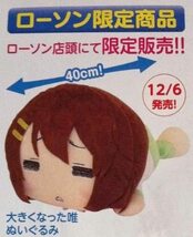 【未開封・送料無料・おまけ付】けいおん！ローソン限定 大きくなった唯 くったりぬいぐるみ_画像1