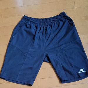 new balance(ニューバランス)ハーフパンツ 【黒・L】