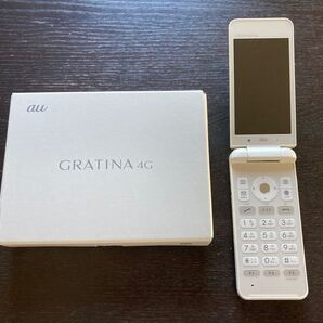 【SIMロック解除】 au GRATINA 4G KYF31 White