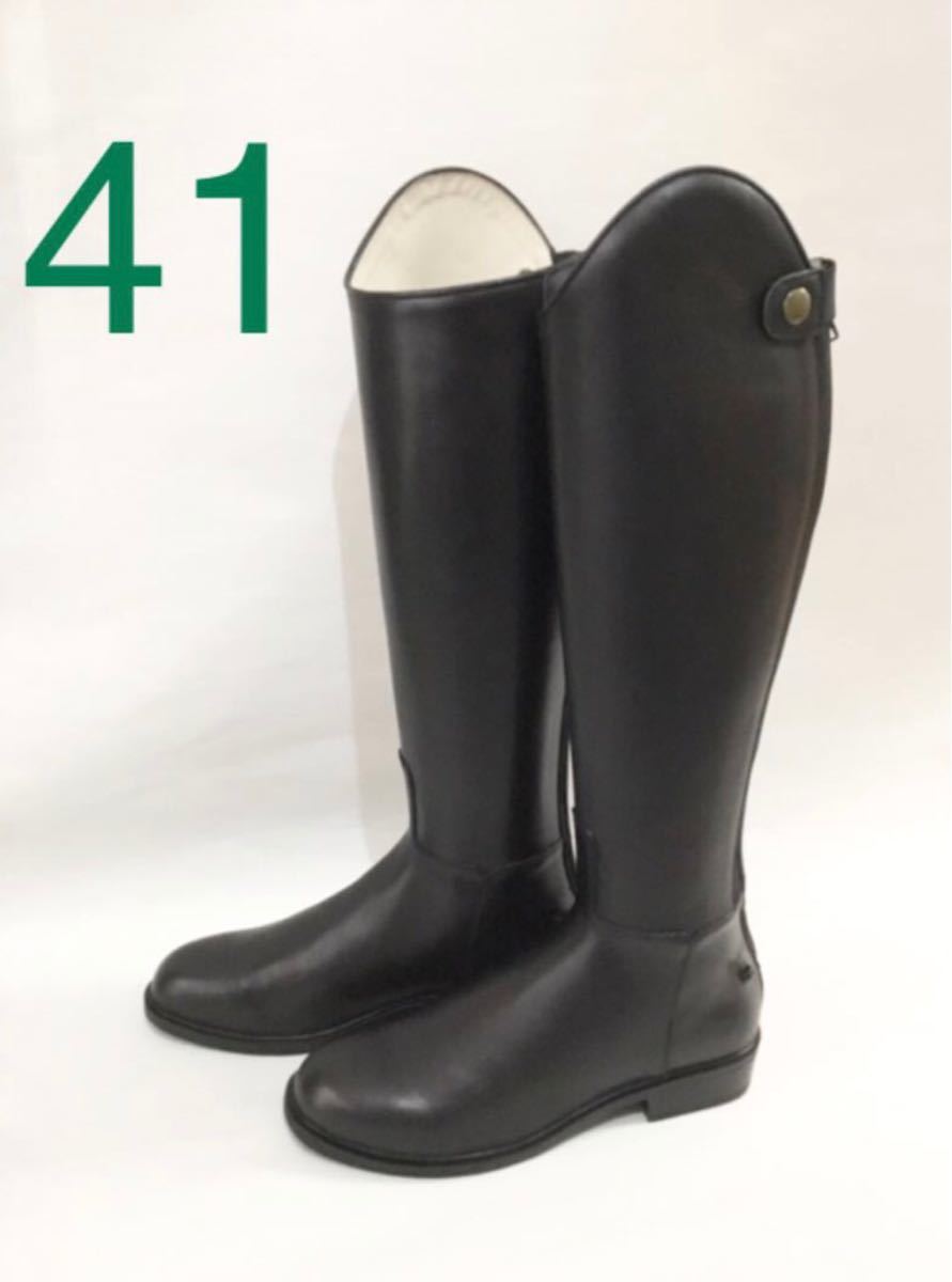 乗馬 ドレスブーツ 黒 38 新品 本革 | gamaitalyonline.com.ar