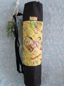 * hand made * Pom Pom Purin quilt ground! adjustment belt .. possibility * yoga mat case * largish correspondence * free shipping 