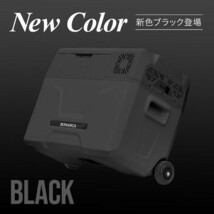 車載 冷蔵庫 冷凍庫 40L ブラック DC 12V 24V AC 2電源 自動車 トラック 冷蔵 冷凍 ストッカー 家庭用 室内 保冷 小型 アウトドア_画像8