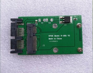 mSATA（Mini SATA）→1.8インチ Micro SATA変換アダプターNFHK/N-1831/新品