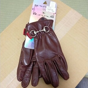 ROSSOSTYLELAB ロッソスタイルラボ　レザー　グローブ　サイズL　かわいい　オシャレ　BROWN