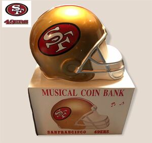 DEADSTOCK 限定　ビンテージ　貯金箱　NFL 49ers サンフランシスコ　デッドストック　90年代　　入手困難　TeamNFL USA San Francisco