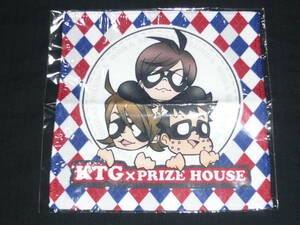 KTG × PRIZE HOUSE コラボ ミニタオル 1種 背景ダイヤ柄 未開封 プライズ YouTuber KTG本部 ウォカ 志威蕾 ポルンガ ユーチューバー