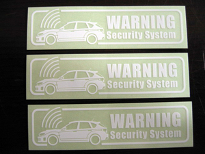  car make another [ Subaru Impreza GRB] car security sticker 3 pieces set fixed form mail including carriage IMPREZA S002