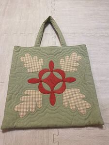 ハンドメイド パッチワークキルトトートバック