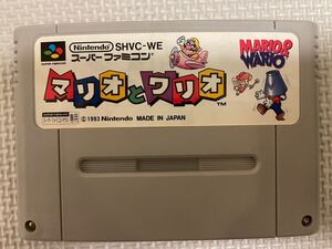 スーパーファミコンソフト スーパーファミコン マリオとワリオ