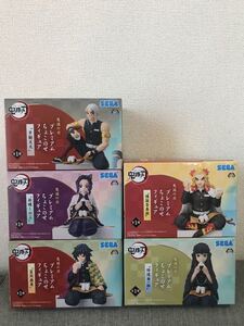 鬼滅の刃プレミアムちょこのせフィギュア 5種セット! 煉獄杏寿郎・時透無一郎・胡蝶しのぶ・冨岡義勇・宇髄天元