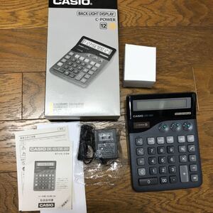 美品 CASIO(カシオ)の電卓 DE-20(12桁)