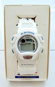 未使用品 CASIO カシオ G-SHOCK Gショック DW-004 FRANCE98 フランスワールドカップ 腕時計 クォーツ メンズ ケース付 ホワイト 激レア品