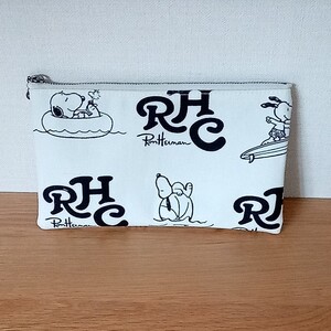 ★snoopy*ファスナーポーチ*フラットポーチ*スヌーピー ハンドメイド♪