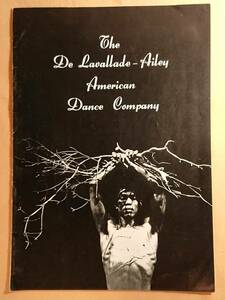 アルビン・エイリー舞踊団　1962年来日公演パンフレット/カルメン・ド・ラバラード/チケット半券付き/アメリカンダンスシアター